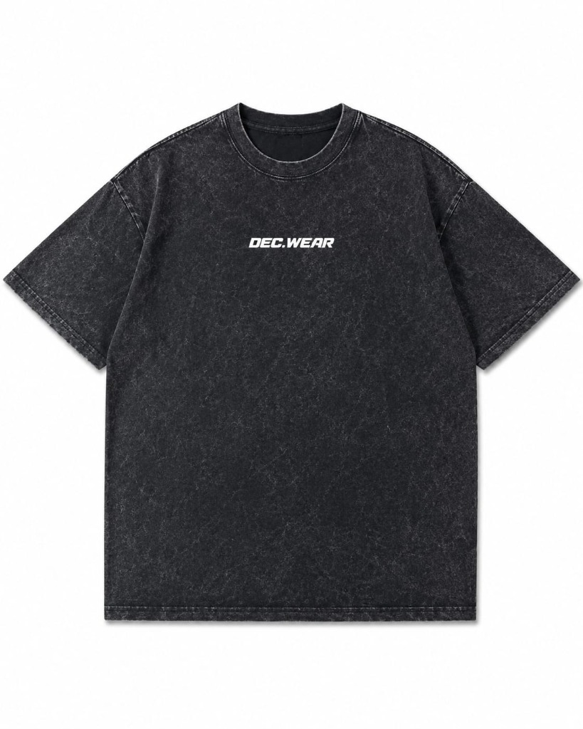 Camiseta Heavyweight Oversized Black Raw